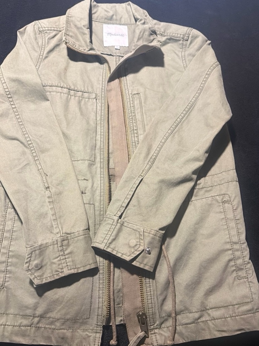 Madewell Light Olive Utility Jacket